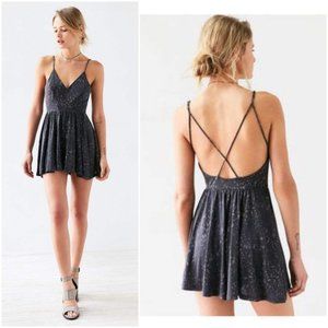Urban Outfitters | Silence + Noise Vanessa Cupro Romper